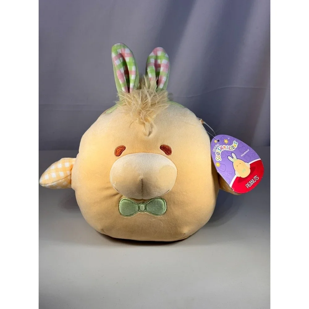 Squishmallows Peanuts Woodstock Easter Bunny 8